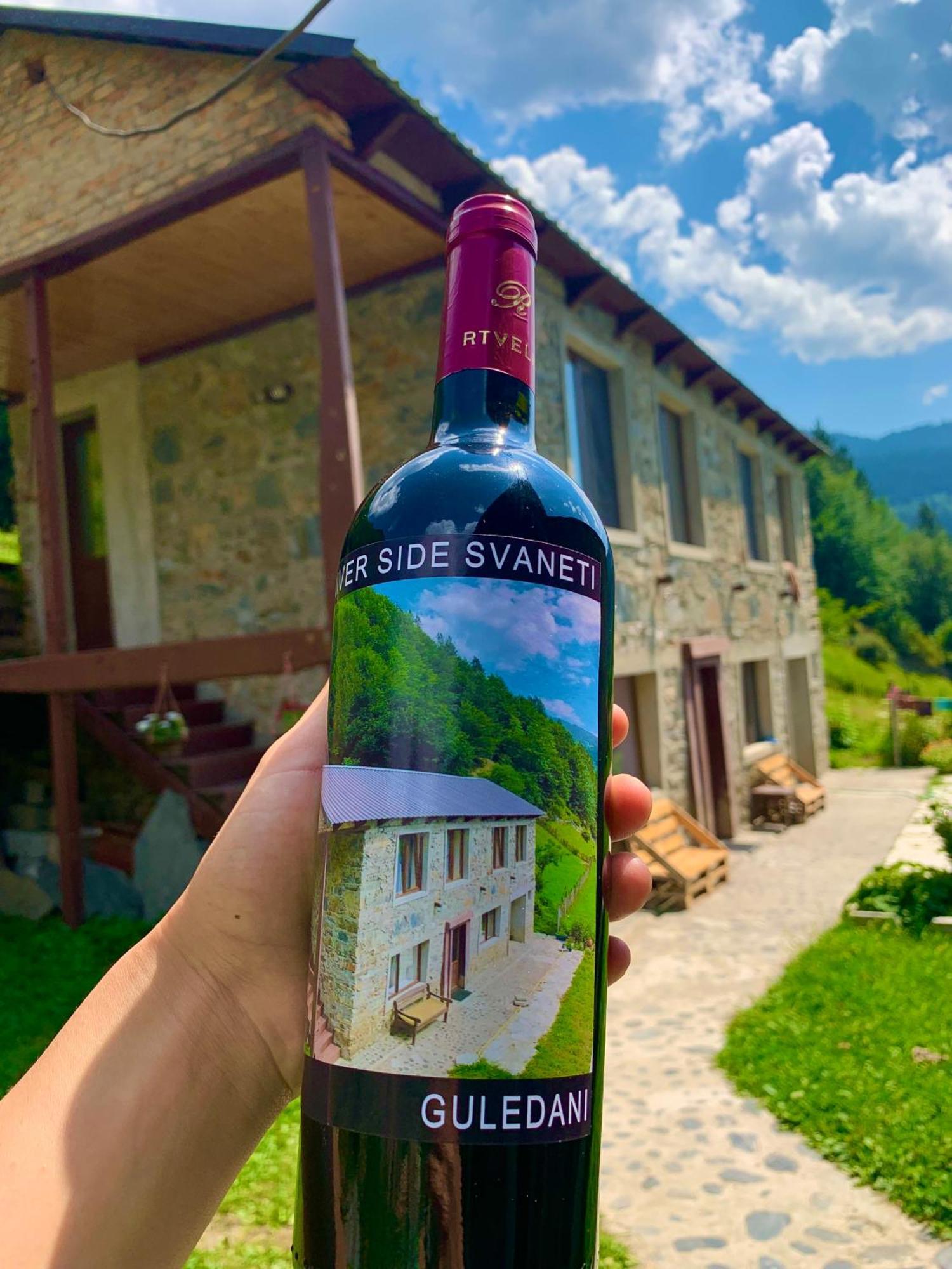 River side SVANETI Mestia Eksteriør billede